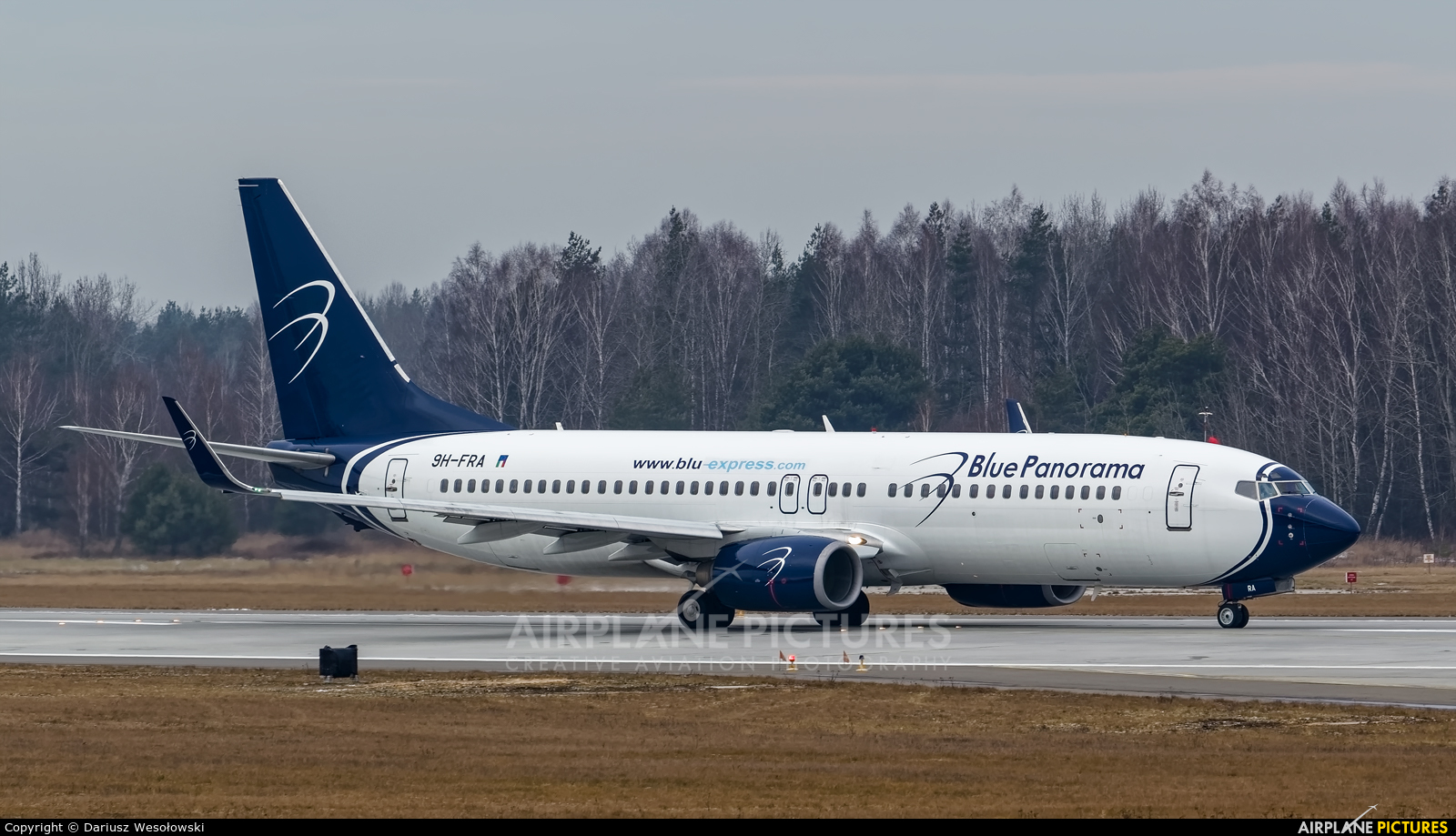 Blue Panorama Airlines 9H-FRA aircraft at Katowice - Pyrzowice