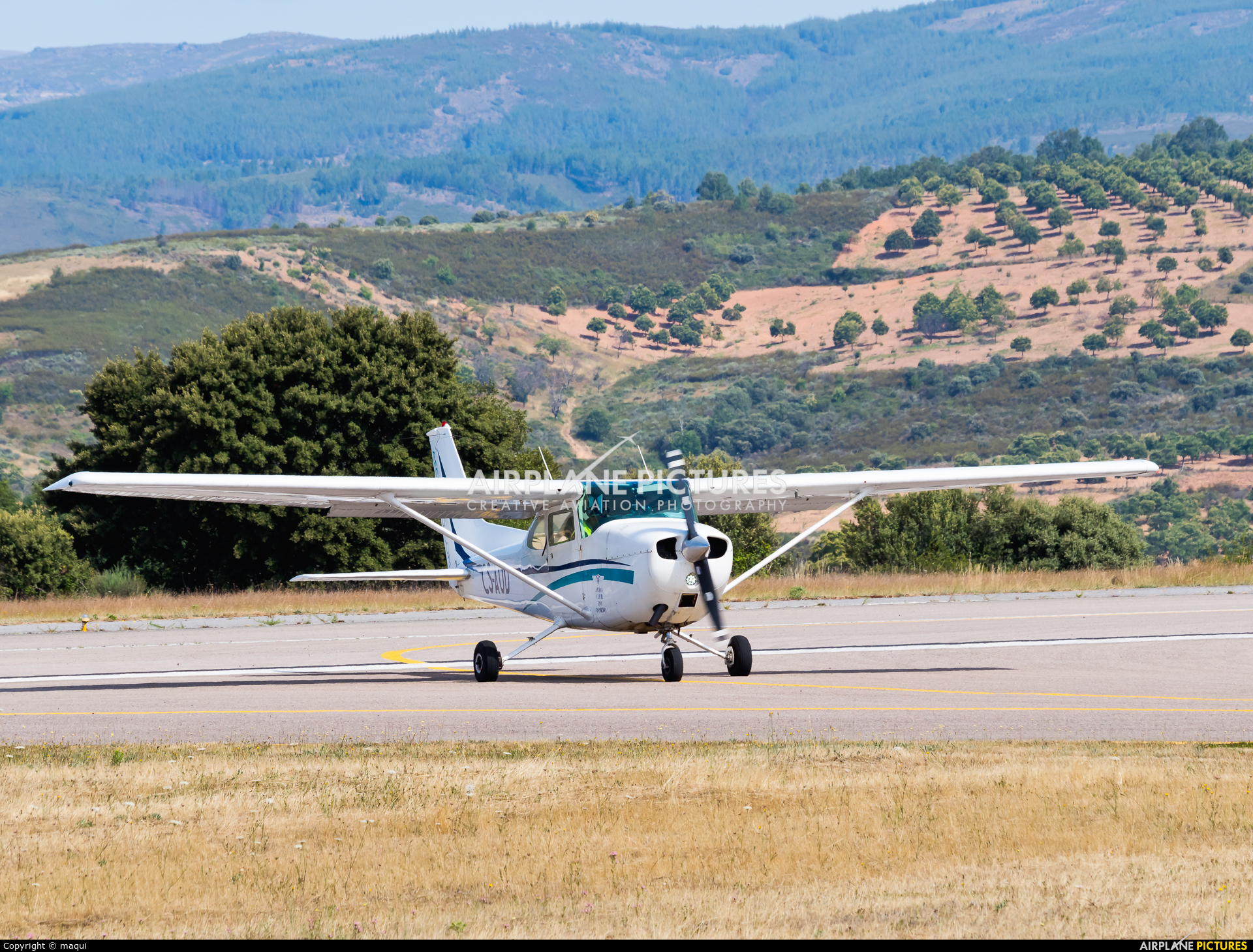 Aero Club do Porto CS-AUD aircraft at Bragança