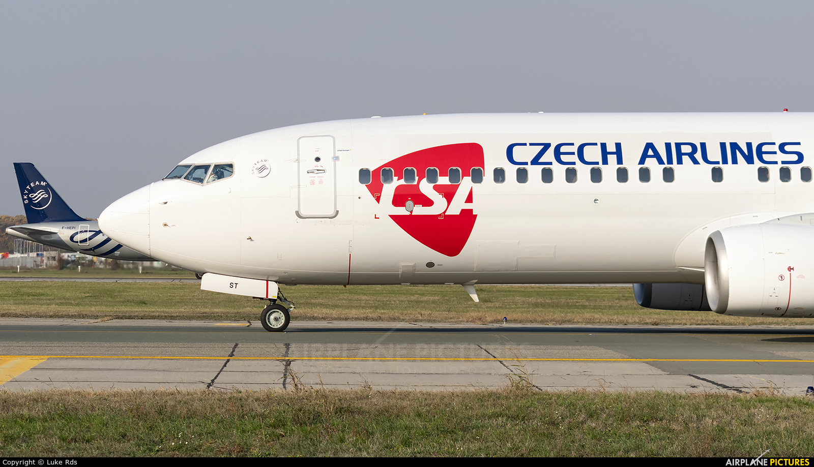 CSA - Czech Airlines OK-TST aircraft at Bucharest - Henri Coandă