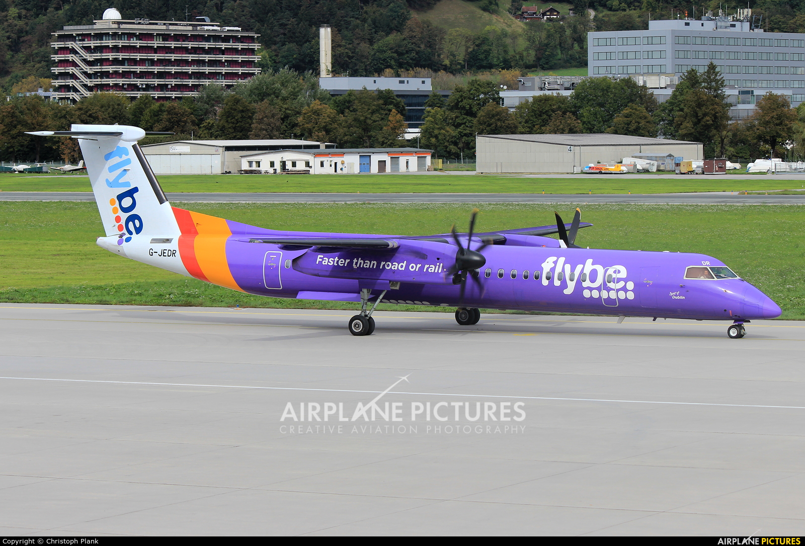 Flybe G-JEDR aircraft at Innsbruck