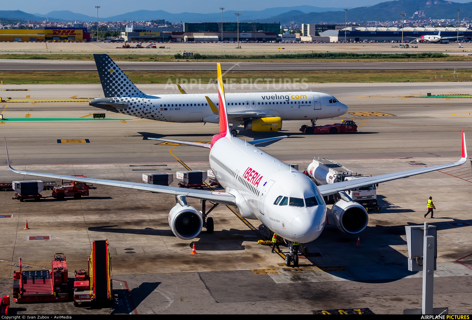 Iberia - aircraft at Barcelona - El Prat