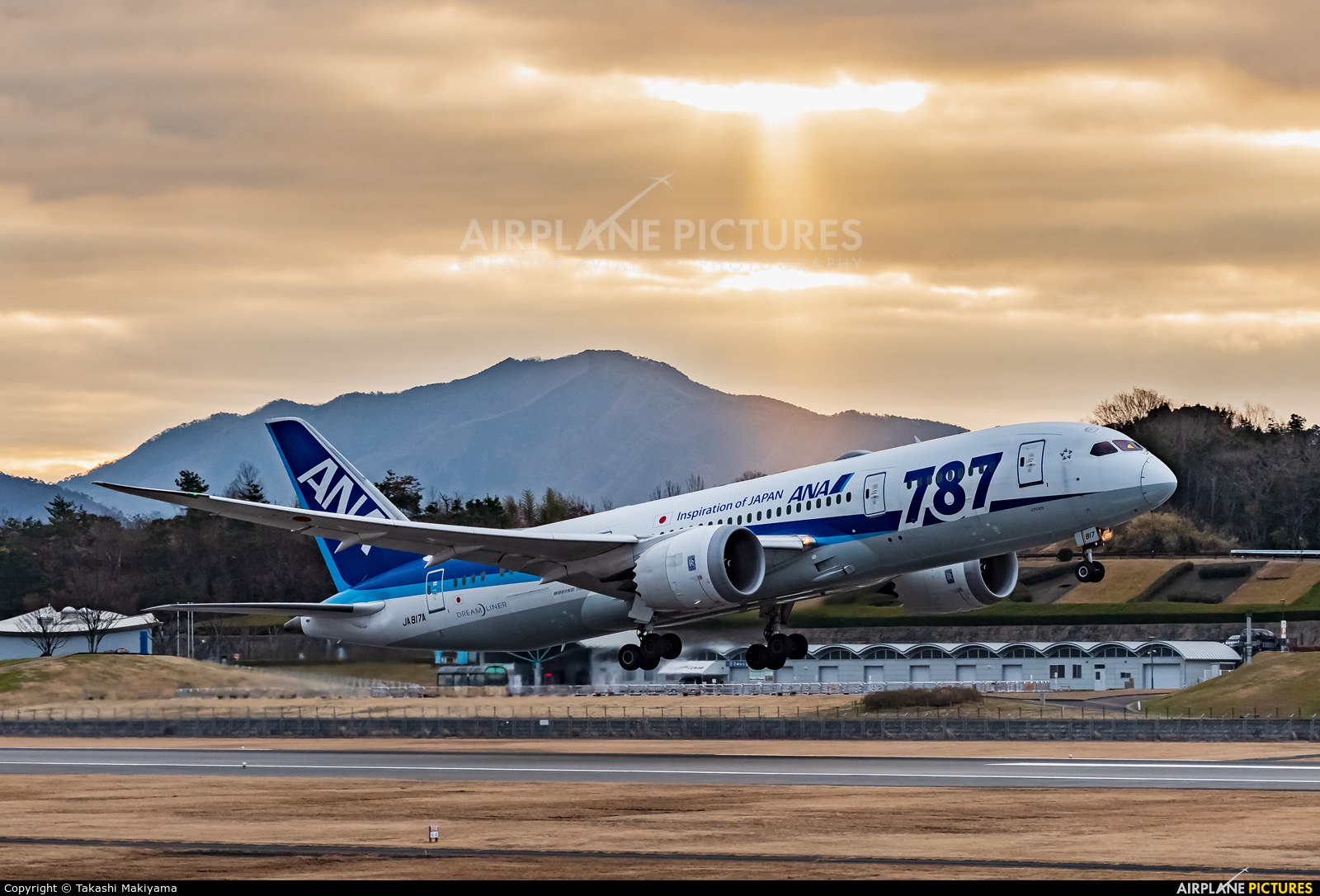 ANA - All Nippon Airways JA817A aircraft at Takamatsu