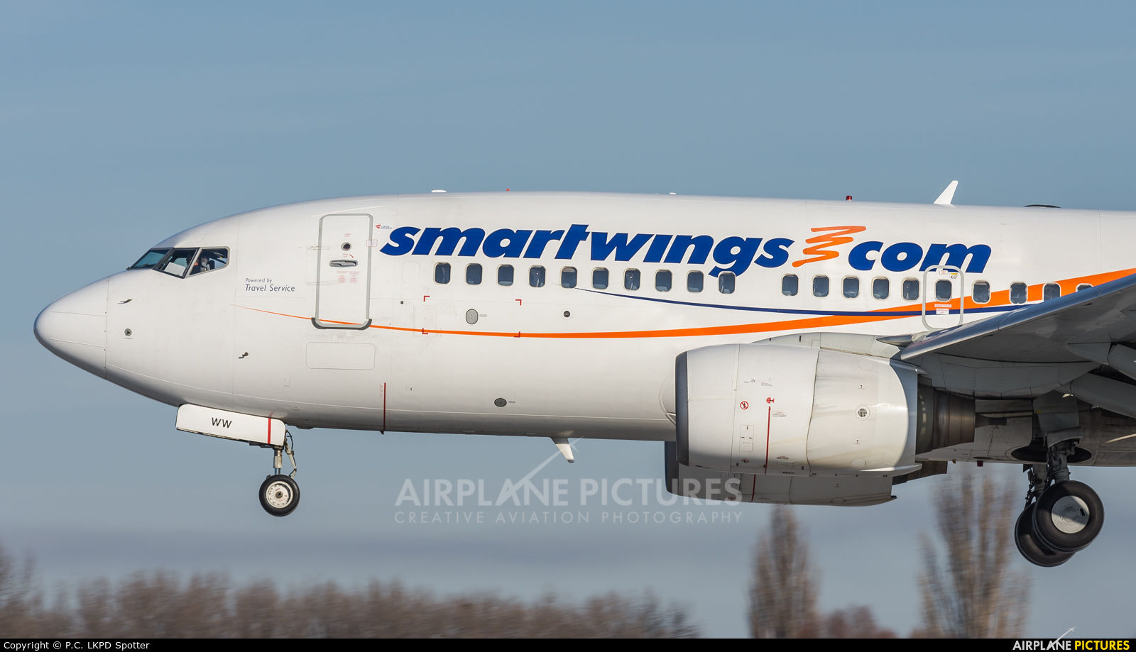 SmartWings OK-SWW aircraft at Pardubice