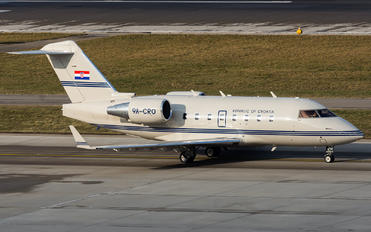 9A-CRO - Croatia - Government Canadair CL-600 Challenger 604
