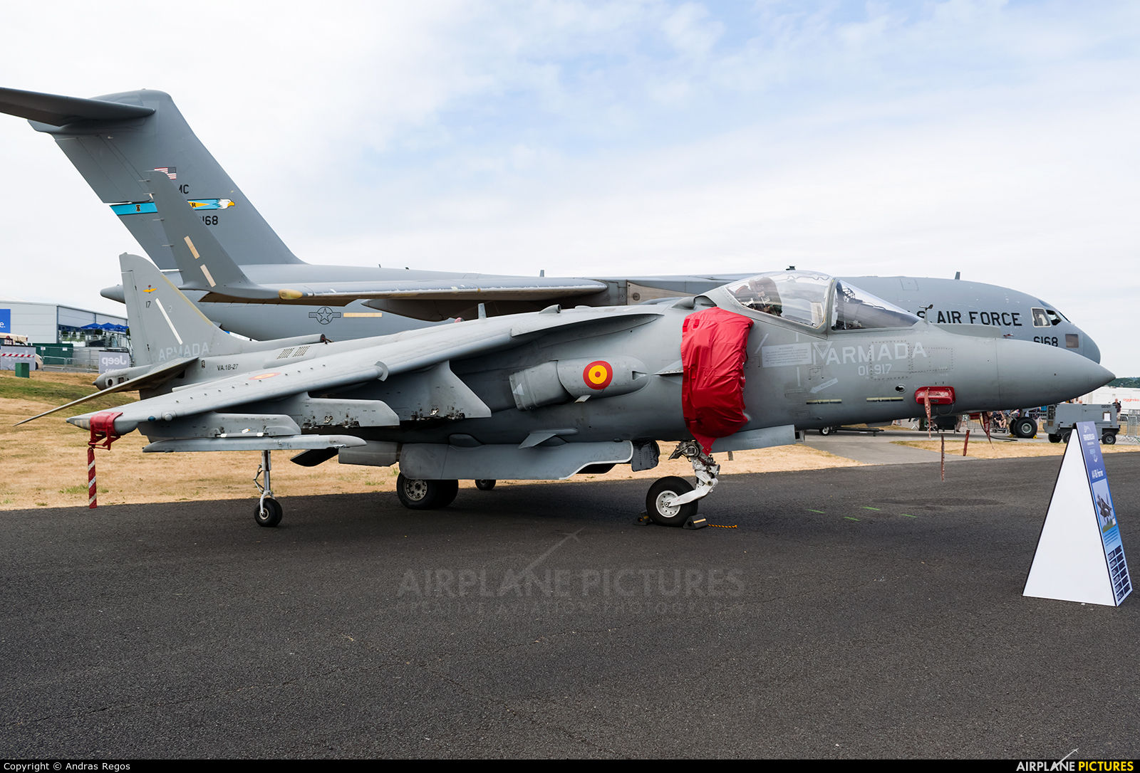 Spain - Navy VA.1B-27 aircraft at Farnborough
