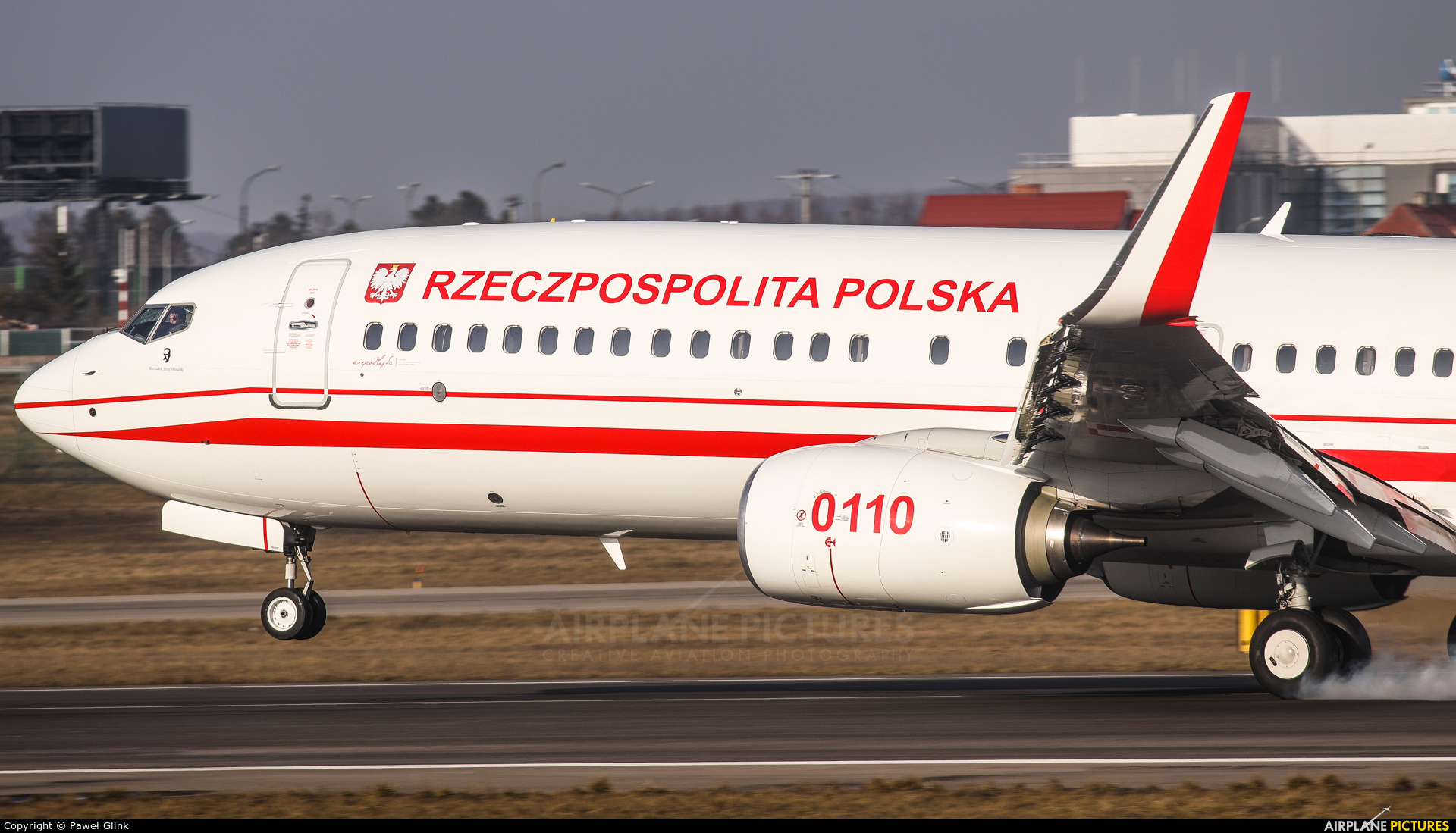Poland - Air Force 0110 aircraft at Gdańsk - Lech Wałęsa