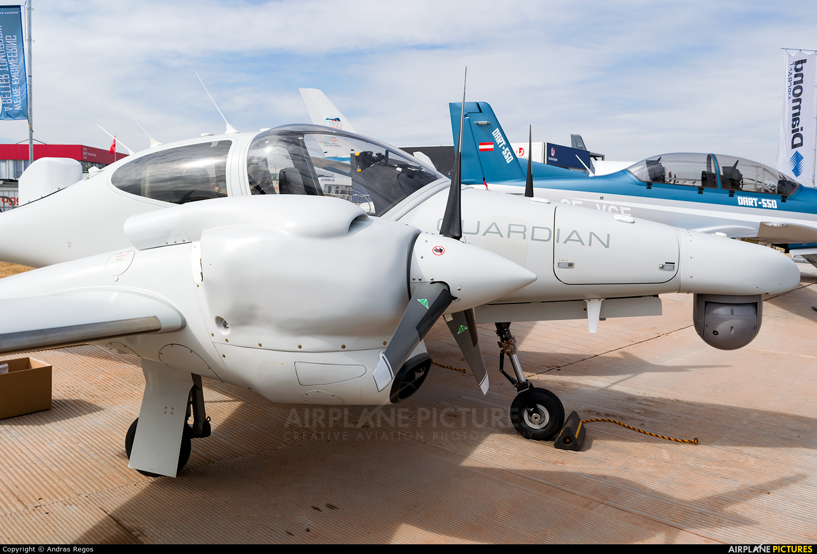 Diamond Aircraft Industries OE-VRX aircraft at Farnborough