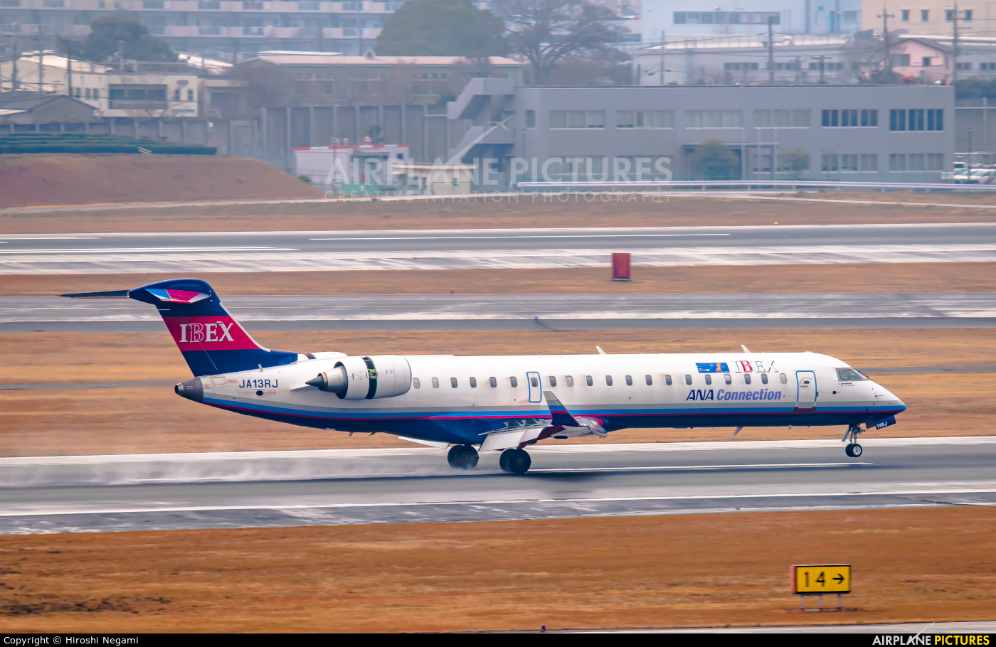 Ibex Airlines - ANA Connection JA13RJ aircraft at Osaka - Itami Intl
