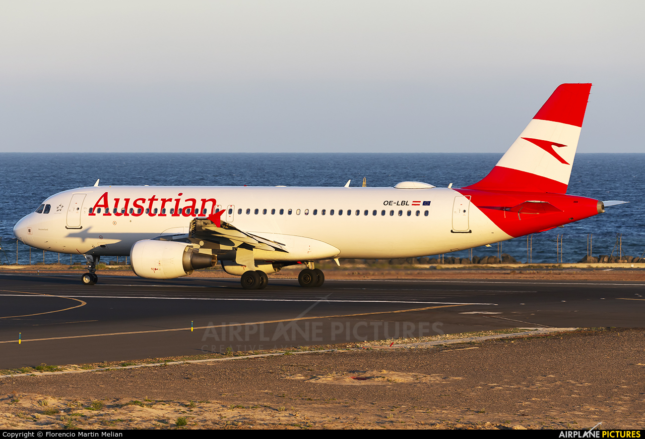 Austrian Airlines/Arrows/Tyrolean OE-LBL aircraft at Lanzarote - Arrecife