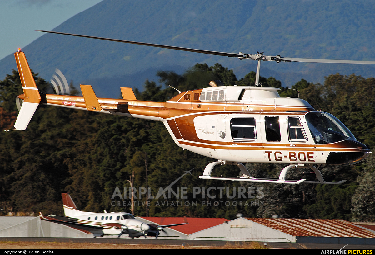 Bell helicopter TG-BOE aircraft at Guatemala - La Aurora