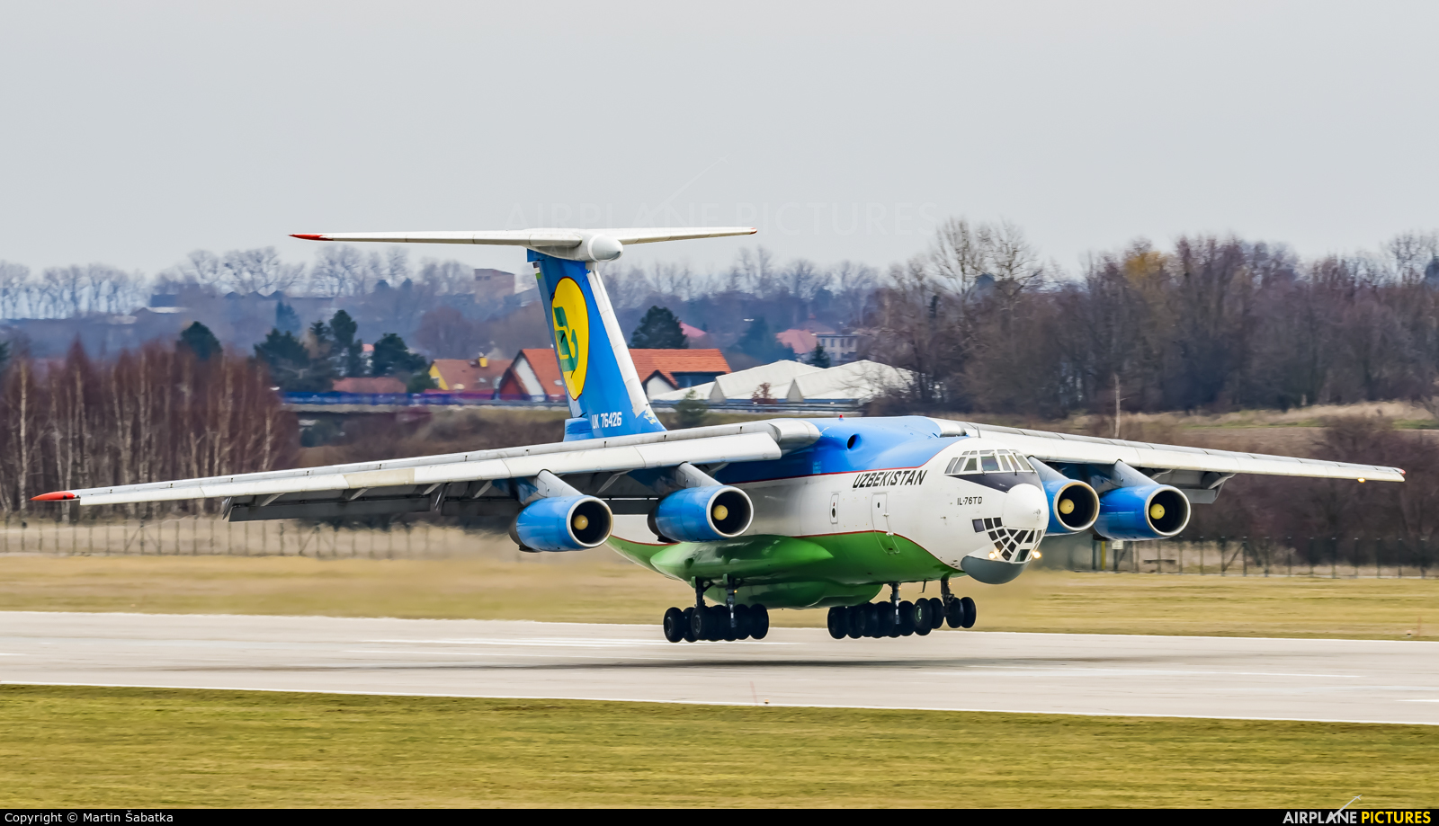 Uzbekistan Airways UK-76426 aircraft at Pardubice