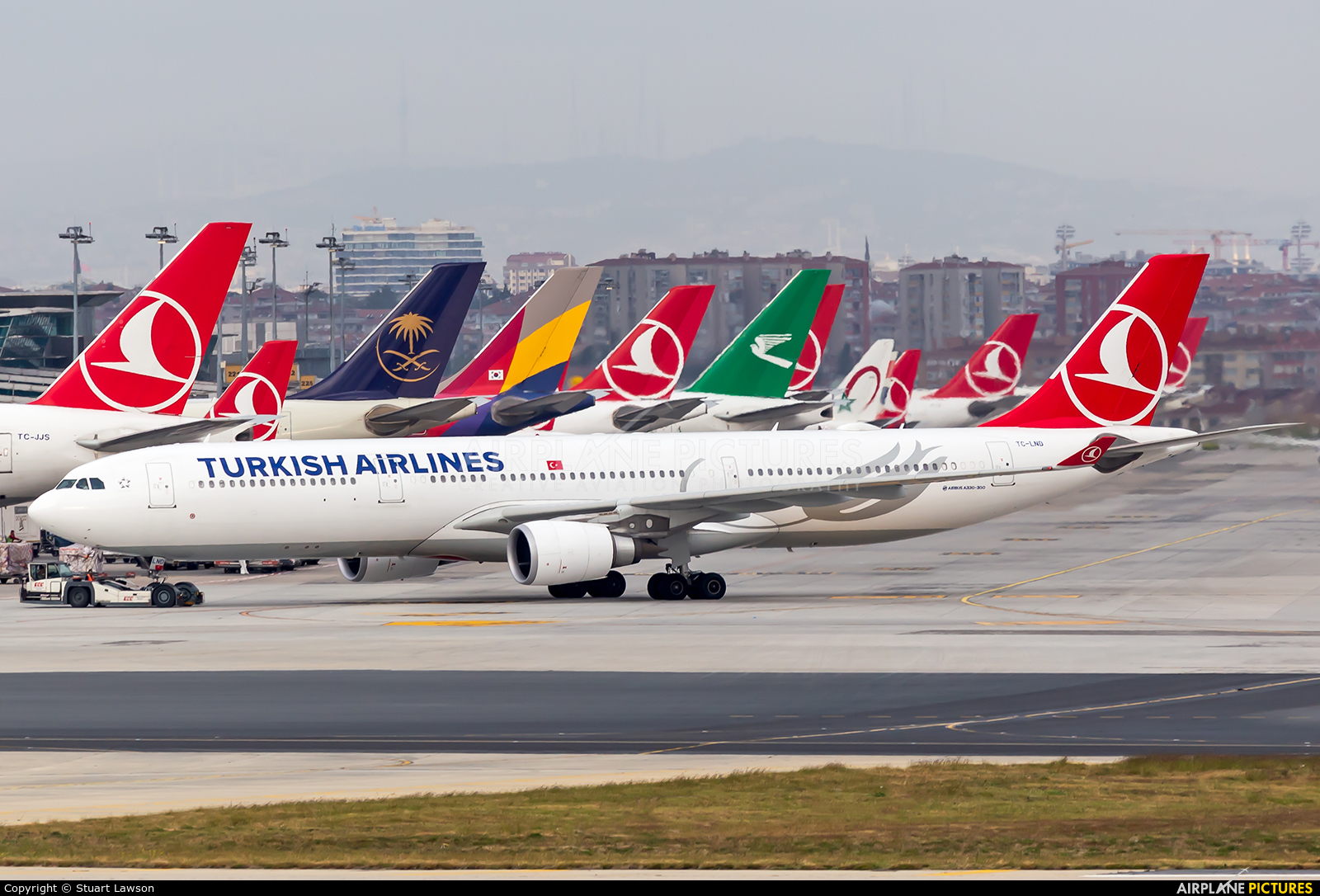 Turkish Airlines TC-LND aircraft at Istanbul - Ataturk