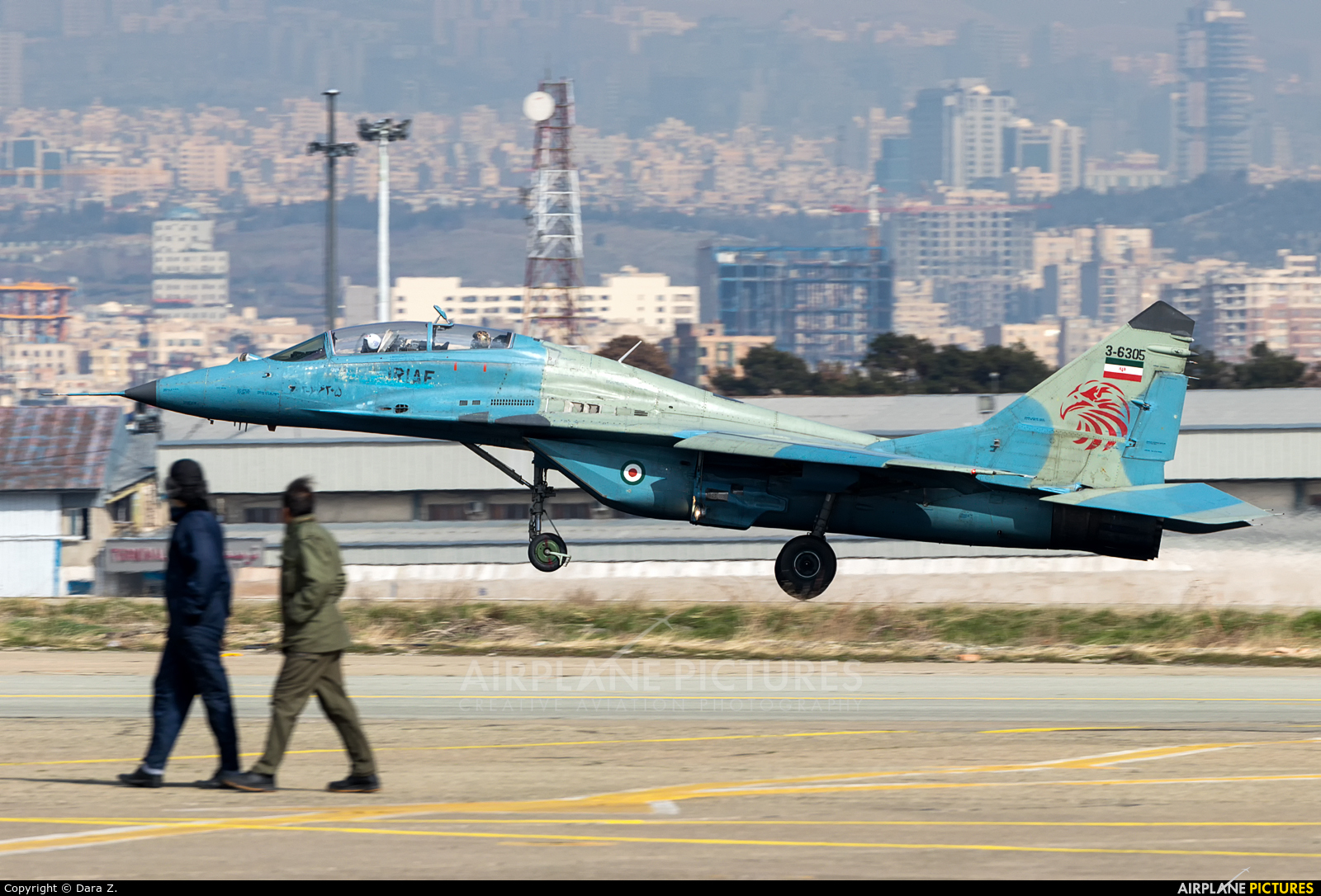 Iran - Islamic Republic Air Force 3-6305 aircraft at Tehran - Mehrabad Intl
