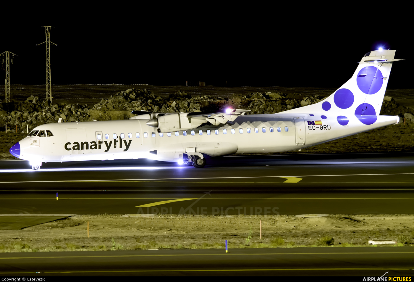 CanaryFly EC-GRU aircraft at Tenerife Sur - Reina Sofia