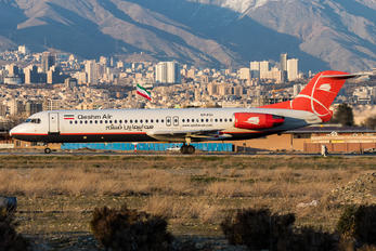 EP-FQI - Qeshm Airlines Fokker 100