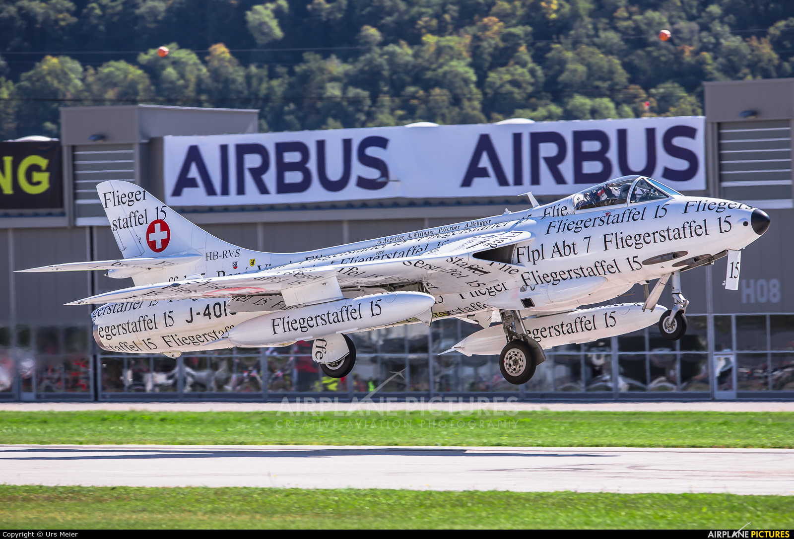 Switzerland - Air Force HB-RVS aircraft at Sion