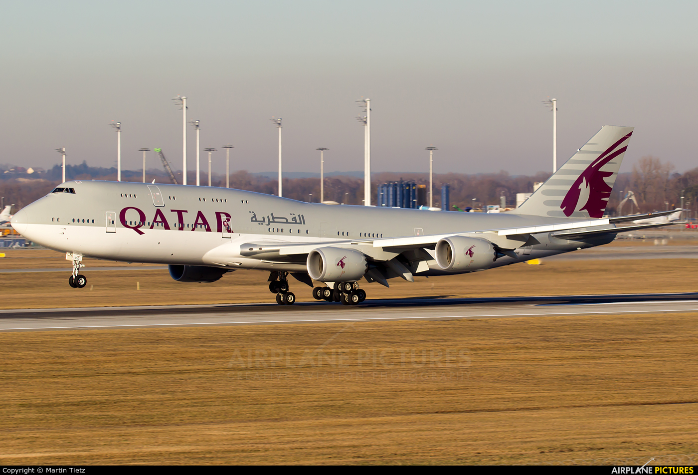 Qatar Amiri Flight A7-HHE aircraft at Munich