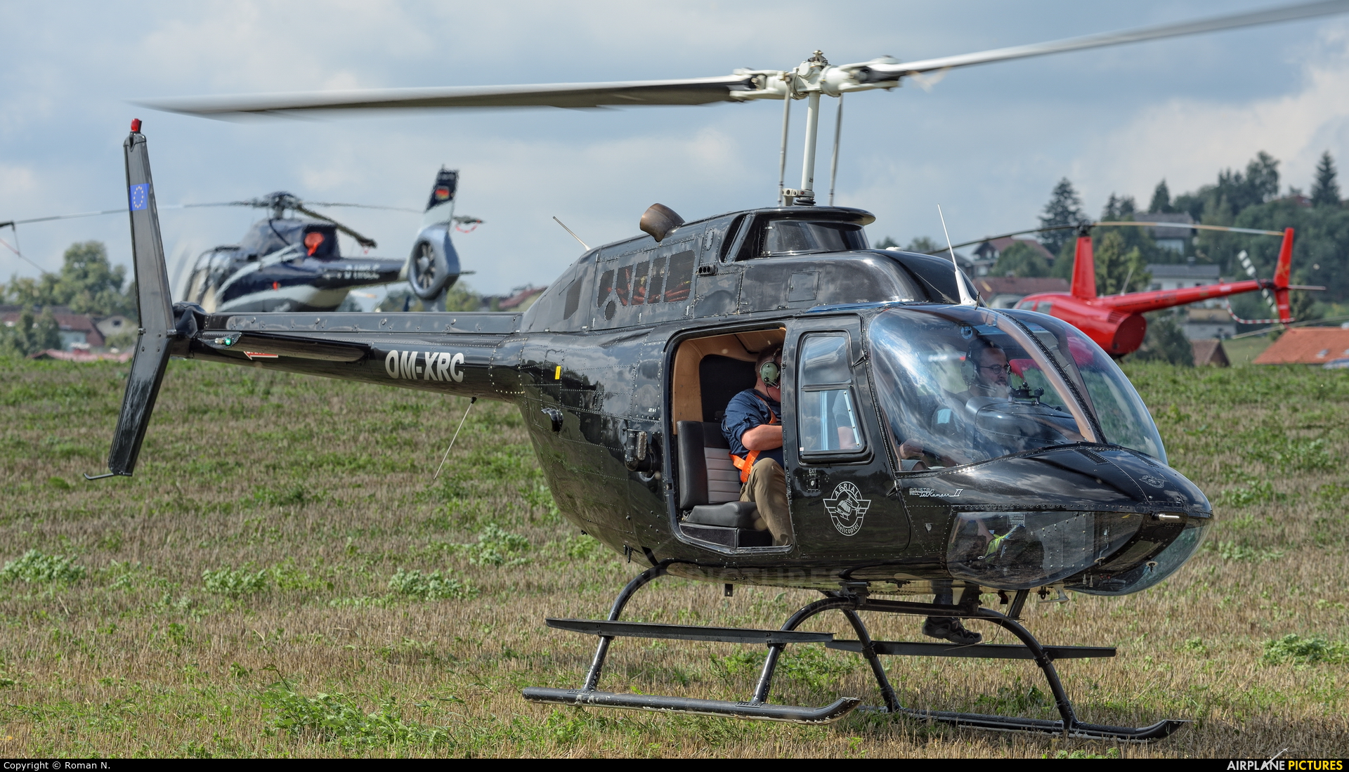 Aerial Helicopter OM-XRC aircraft at Off Airport - Austria