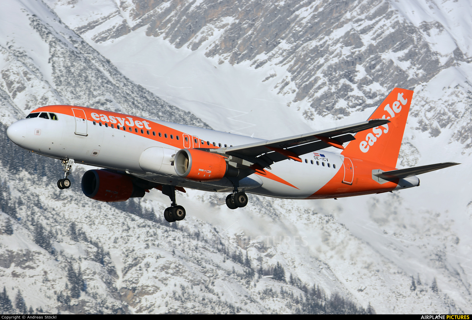 easyJet Europe OE-ICV aircraft at Innsbruck