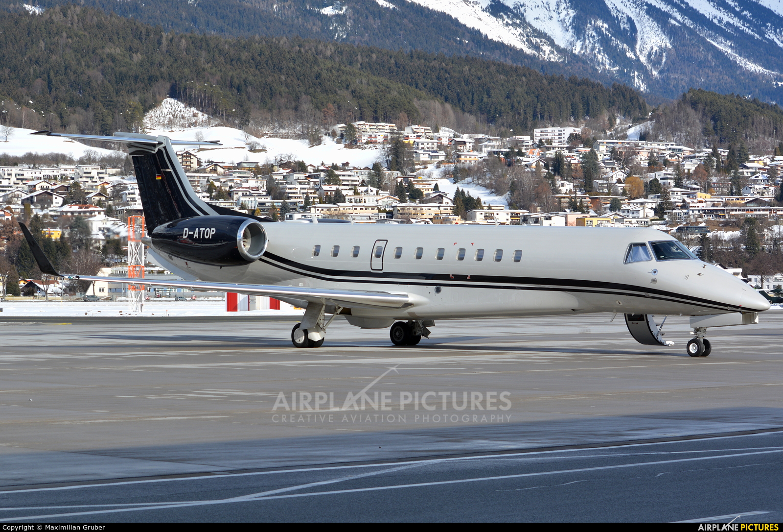Air Hamburg D-ATOP aircraft at Innsbruck