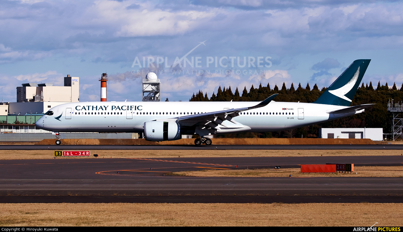 Cathay Pacific B-LRS aircraft at Tokyo - Narita Intl