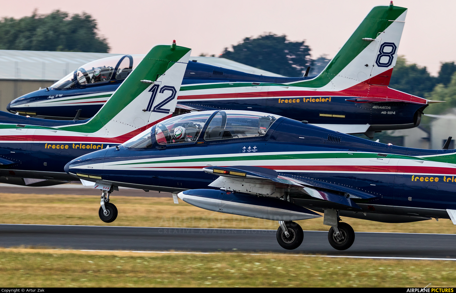 Italy - Air Force "Frecce Tricolori" MM54514 aircraft at Fairford