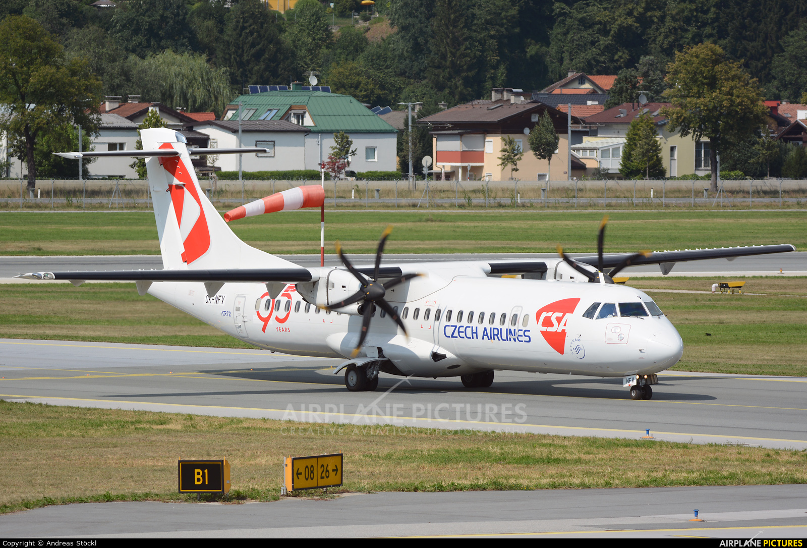 CSA - Czech Airlines OK-NFV aircraft at Innsbruck
