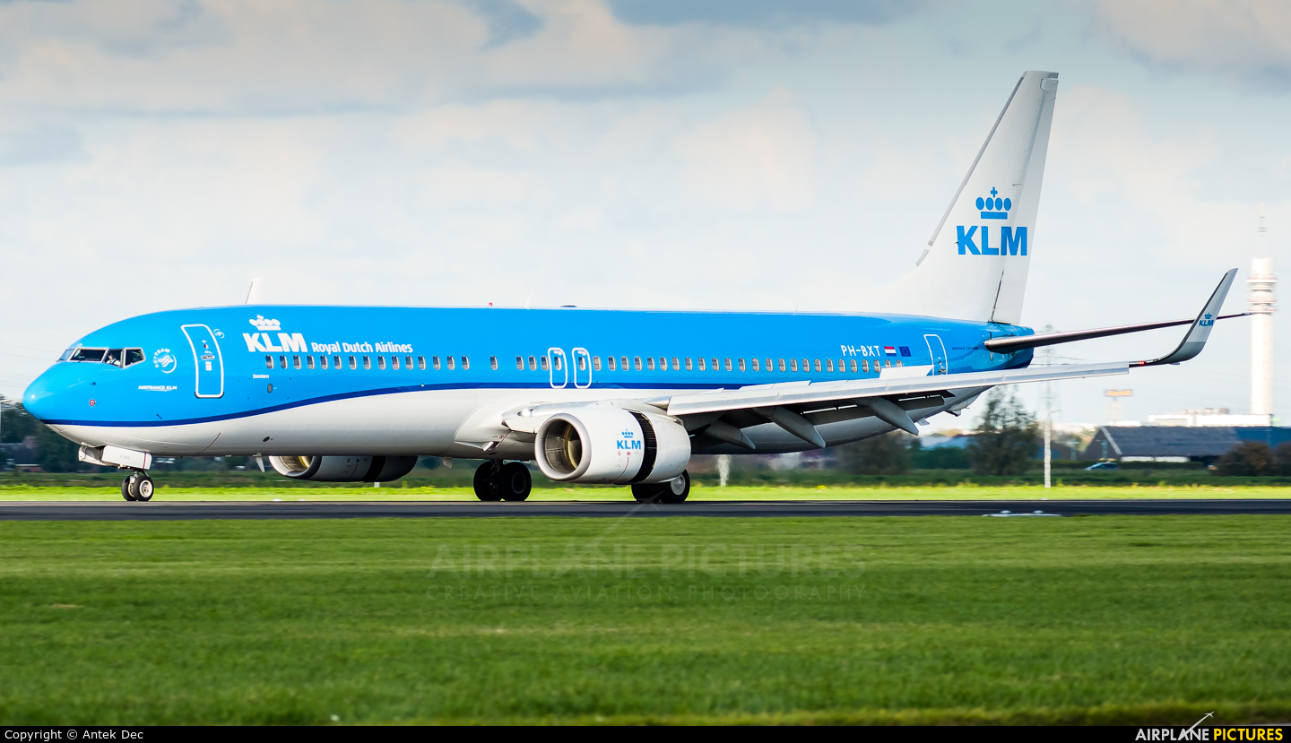 KLM PH-BXT aircraft at Amsterdam - Schiphol