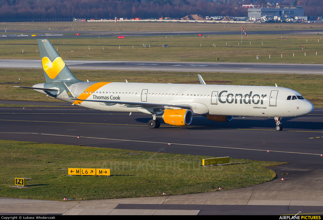 Condor D-AIAC aircraft at Düsseldorf