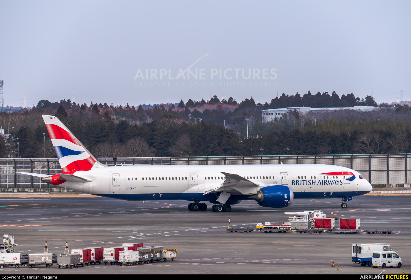 British Airways G-ZBKD aircraft at Tokyo - Narita Intl