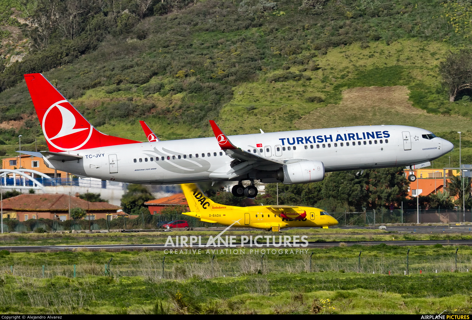 Turkish Airlines TC-JVY aircraft at Tenerife Norte - Los Rodeos