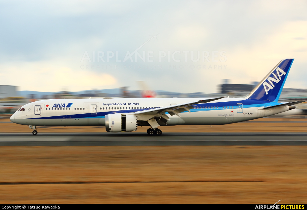 ANA - All Nippon Airways JA833A aircraft at Osaka - Itami Intl