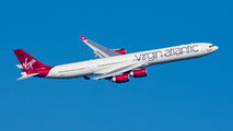 G-VWEB - Virgin Atlantic Airbus A340-600 aircraft