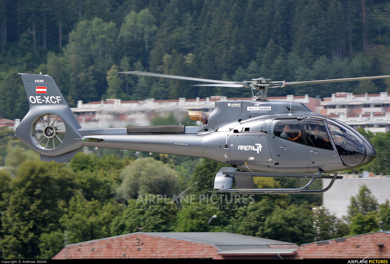 Heli Austria OE-XCF aircraft at Innsbruck