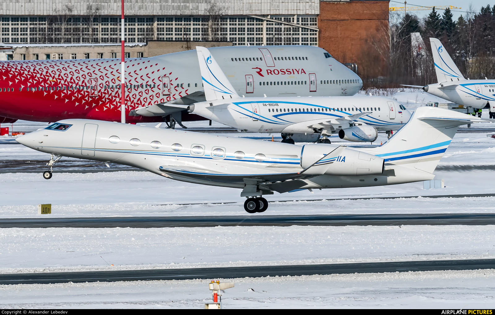 Private T7-IIA aircraft at Moscow - Vnukovo