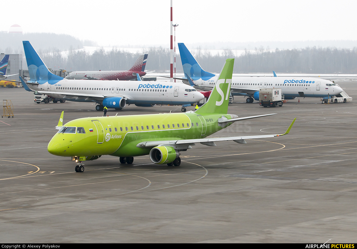 S7 Airlines VQ-BYV aircraft at St. Petersburg - Pulkovo