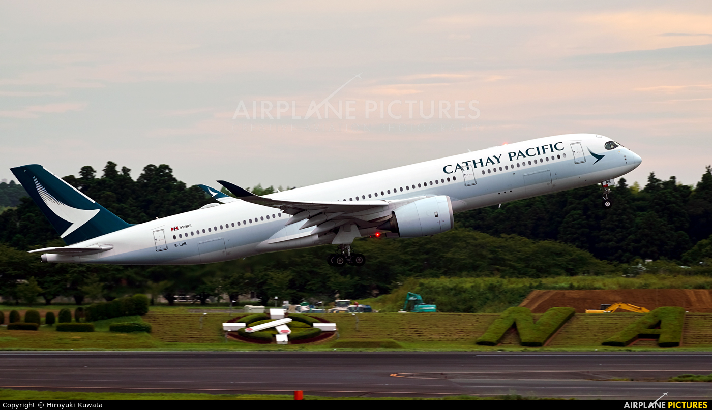 Cathay Pacific B-LRM aircraft at Tokyo - Narita Intl