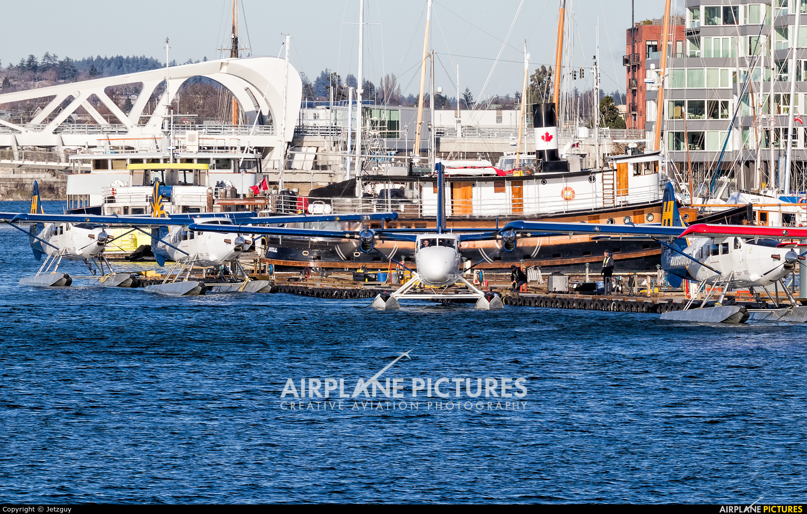 Harbour Air C-GFHA aircraft at Victoria Harbour, BC