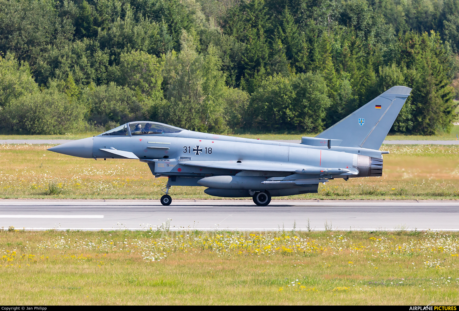 Germany - Air Force 31+18 aircraft at Rostock - Laage