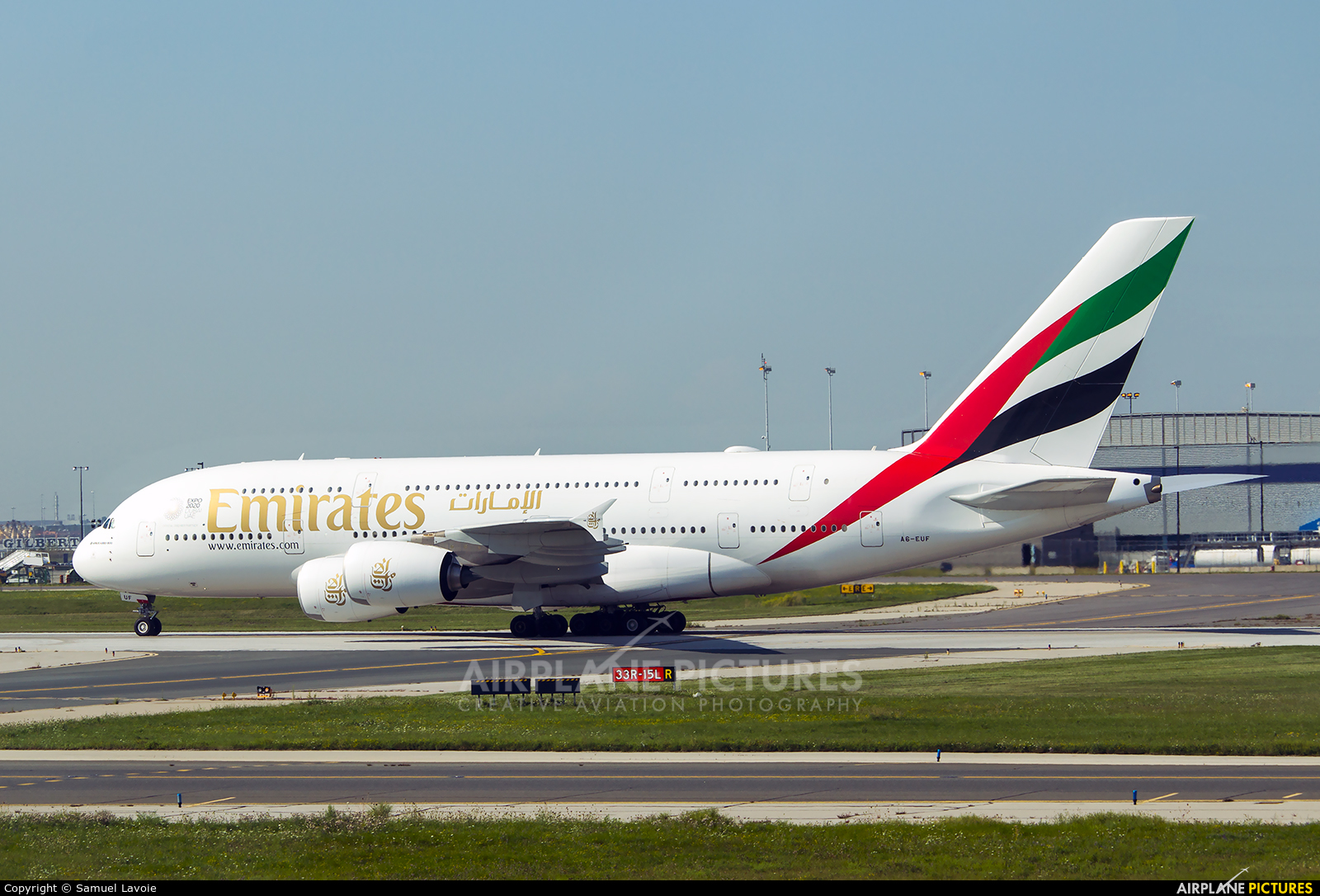 Emirates Airlines A6-EUF aircraft at Toronto - Pearson Intl, ON