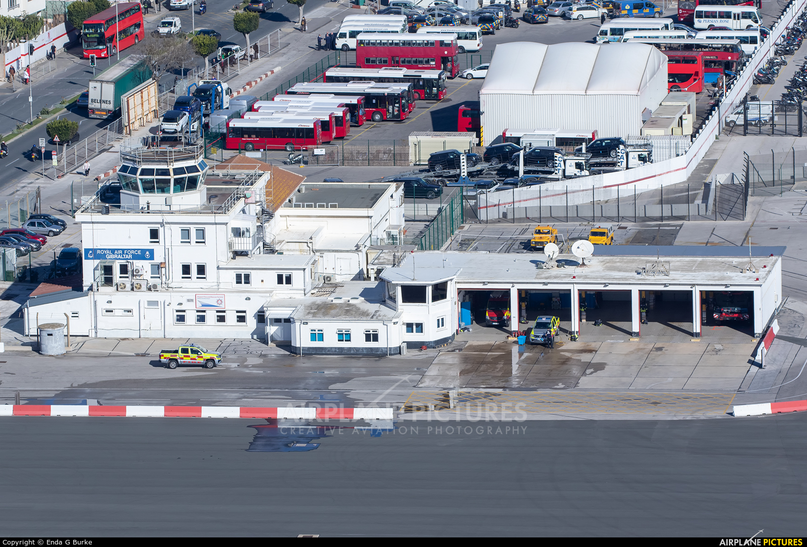 - Airport Overview - aircraft at Gibraltar