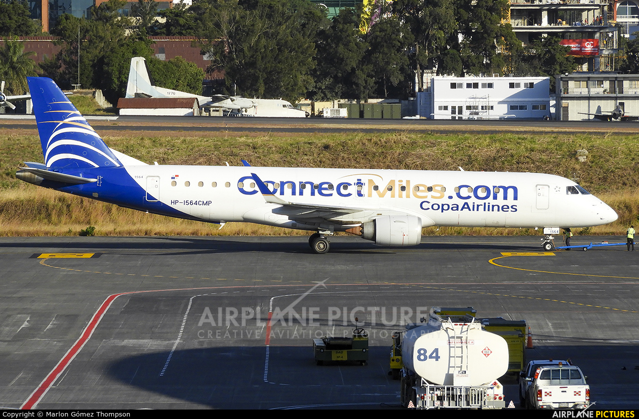 Copa Airlines HP-1564CMP aircraft at Guatemala - La Aurora