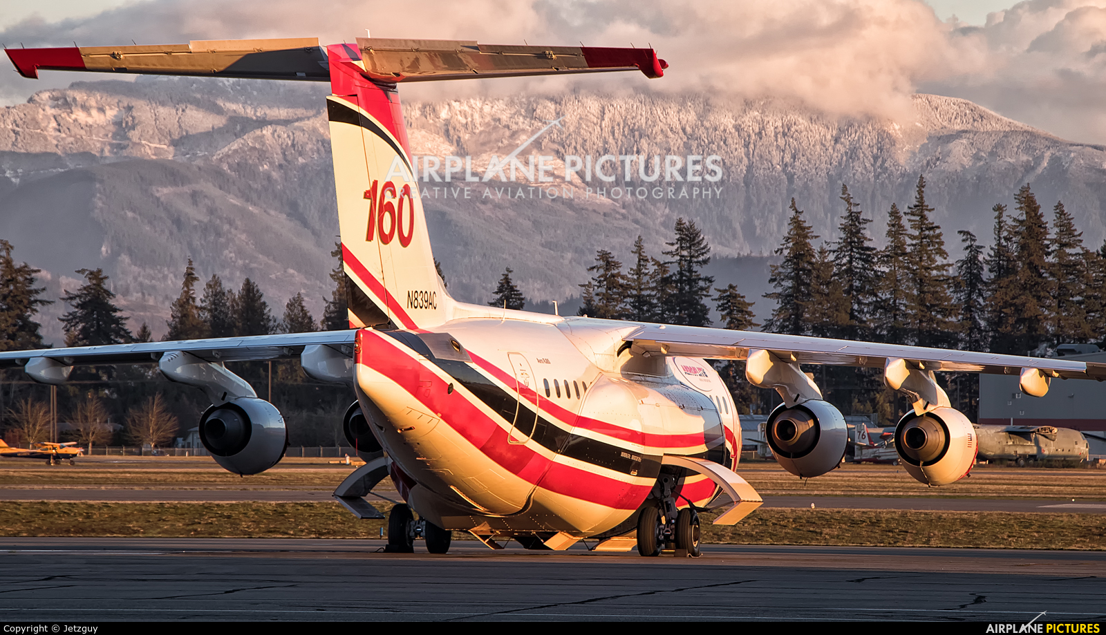AeroFlite Aviation N839AC aircraft at Abbotsford, BC