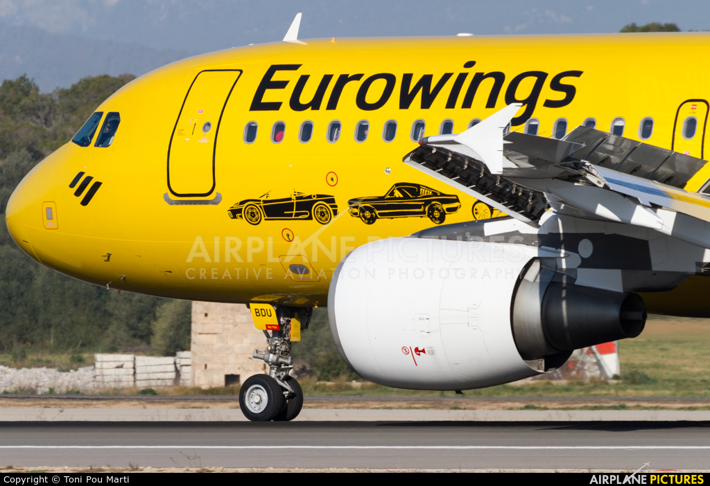 Eurowings D-ABDU aircraft at Palma de Mallorca