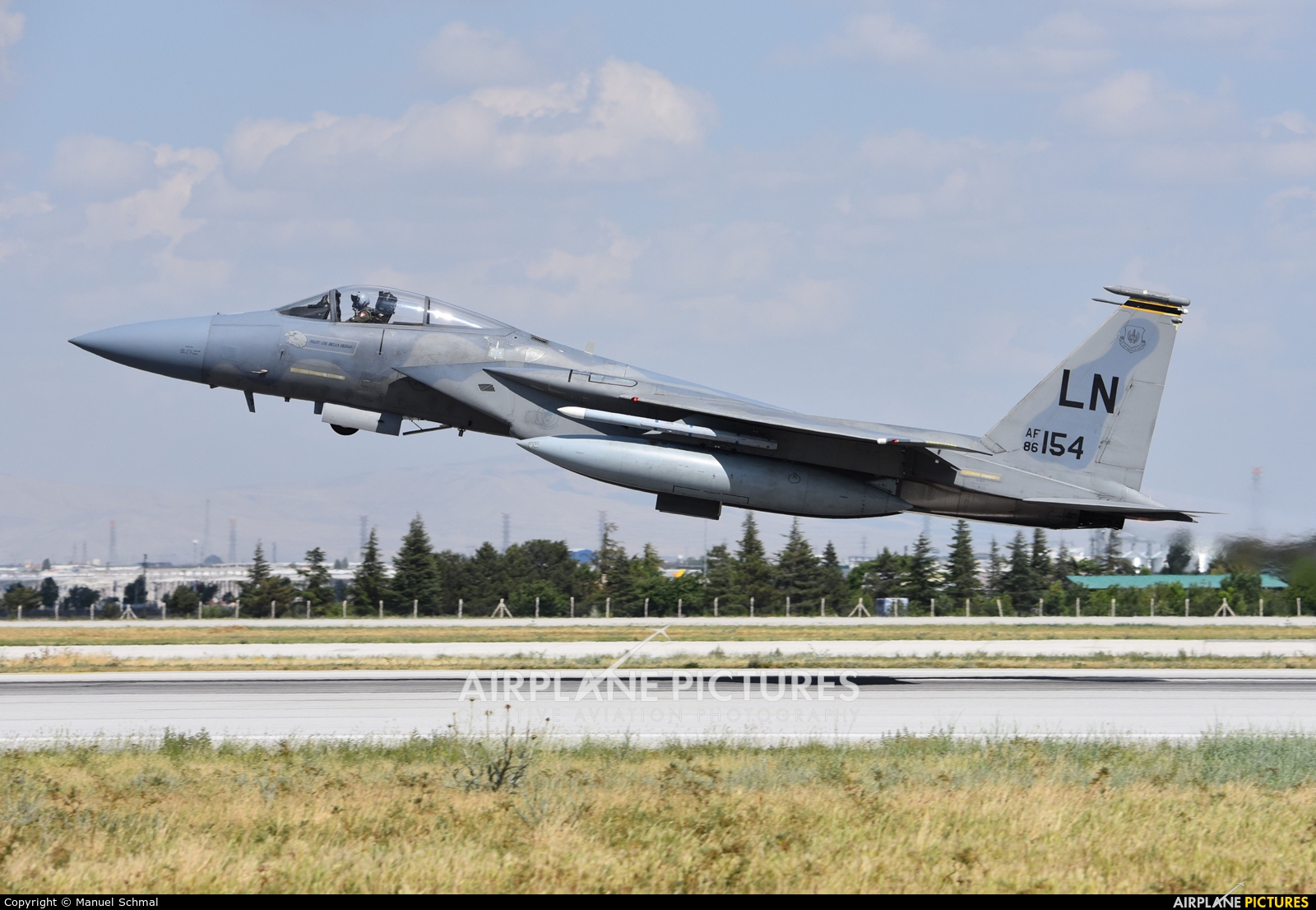 USA - Air Force 86-0154 aircraft at Konya