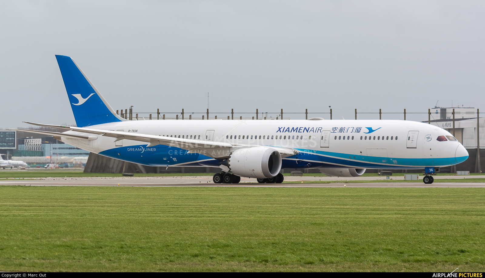Xiamen Airlines B-7836 aircraft at Amsterdam - Schiphol