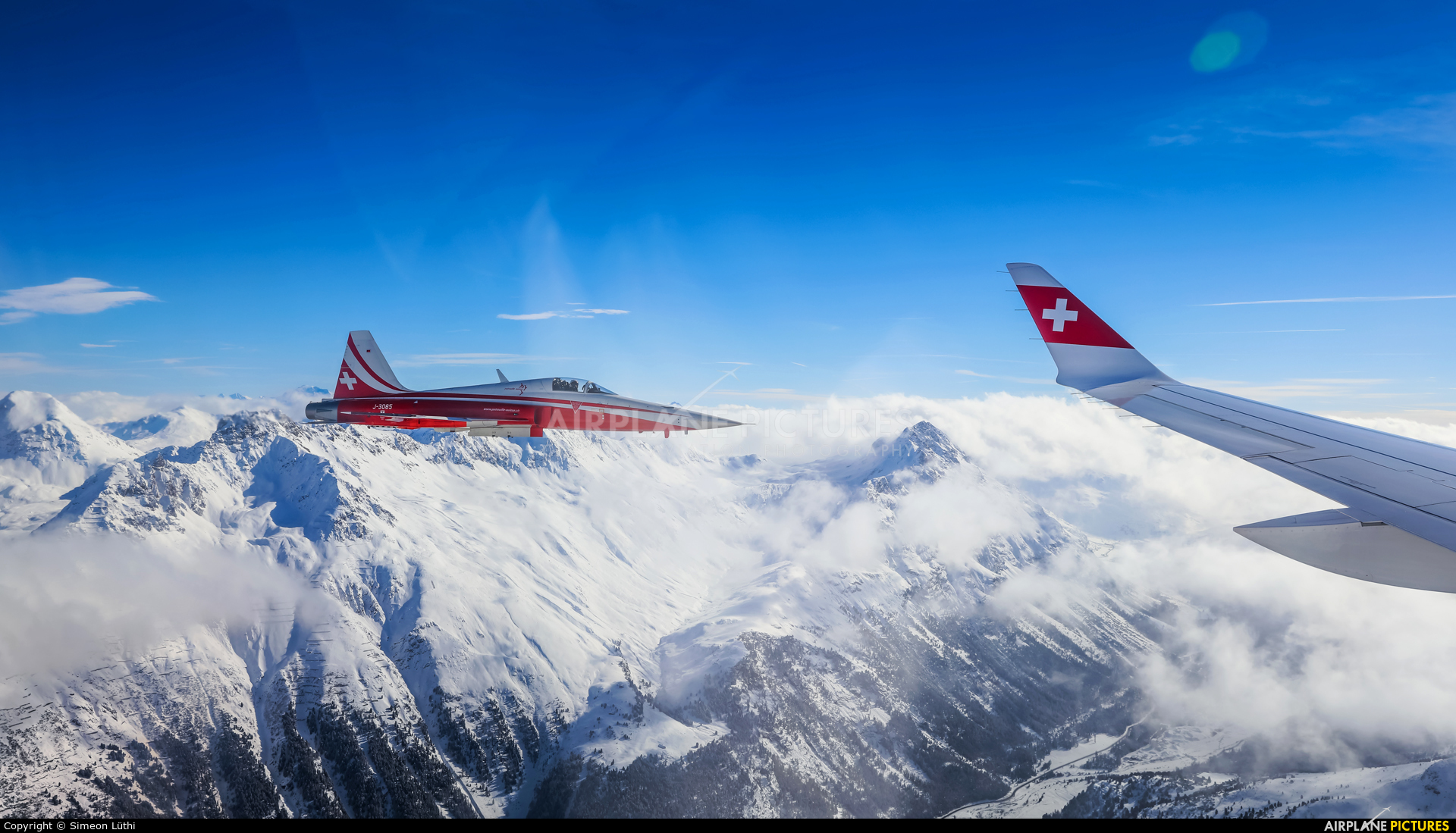 Swiss HB-JBB aircraft at Off Airport - Swiss Alps