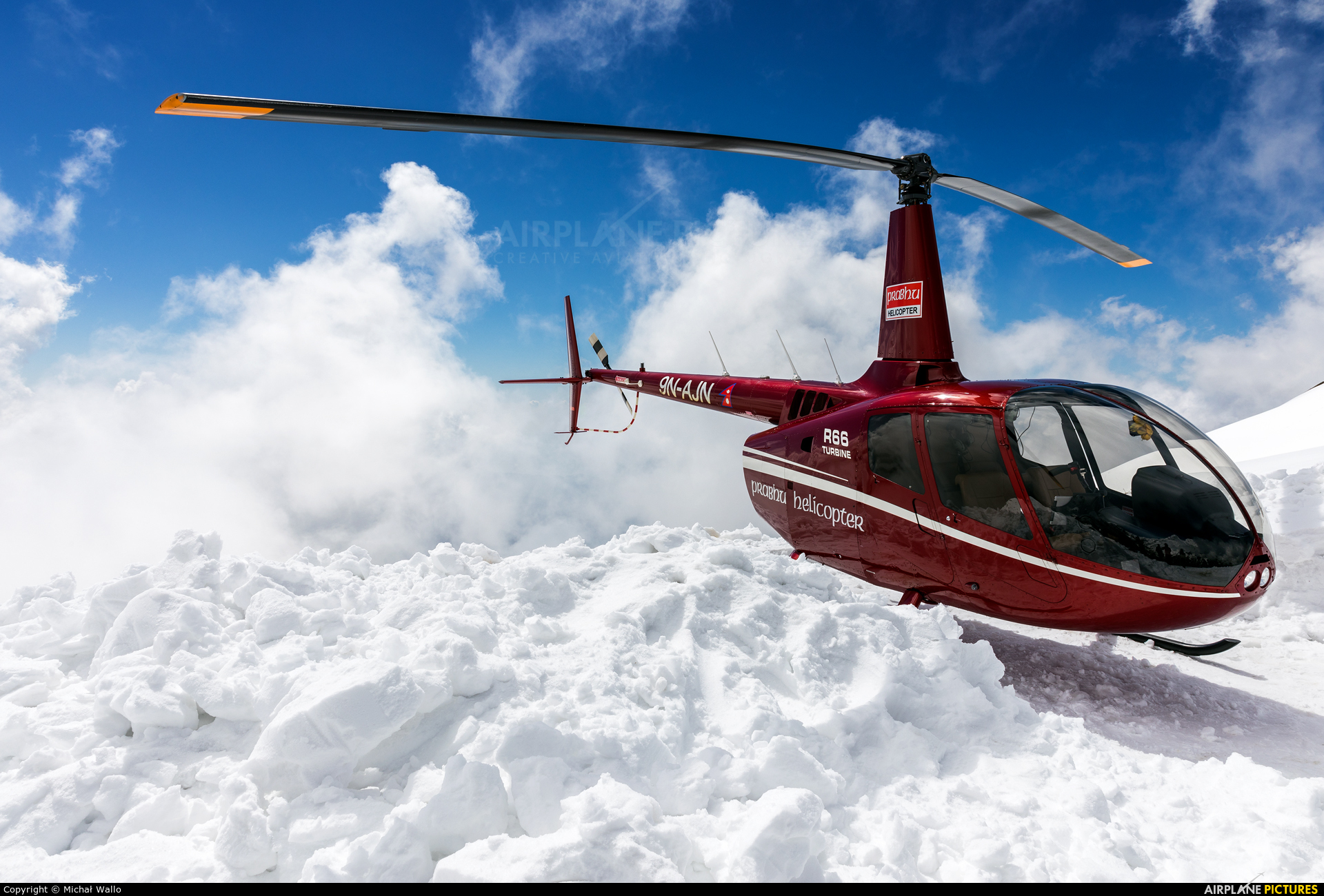 Prabhu Helicopter 9N-AJN aircraft at Mardi Himal High Camp
