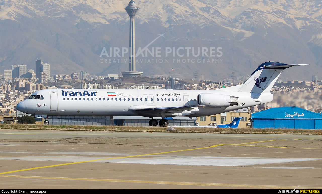 Iran Air EP-IDF aircraft at Tehran - Mehrabad Intl