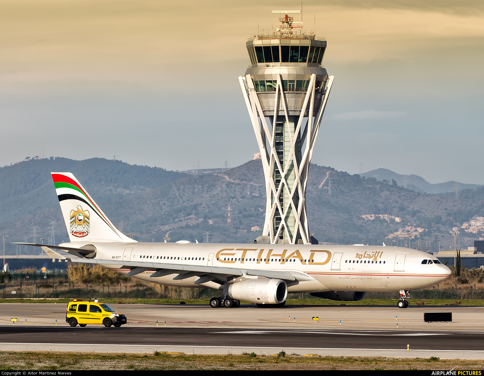 Etihad Airways A6-EYT aircraft at Barcelona - El Prat